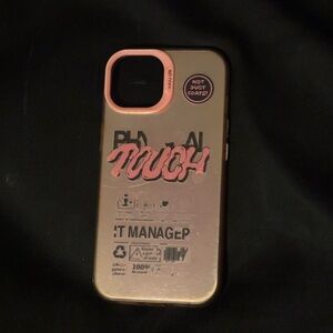Apple Pink and Black Graphic Phone Case